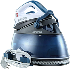 Hoover IronVision 360 PRP2400 011 Ferro da Stiro con Caldaia, Capacità Serbatoio 2 Litri, 2400 W, 5 BAR, Blu