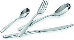 Lagostina 014457652724 MENAGERE Gloria 24 Posate, Acciaio Inox 18/10, Argento