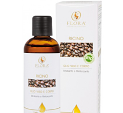 FLORA Purezza Olio di Ricino 100 ml BIO-COSMOS Base ideale in Aromaterapia Olio viso e corpo unghie e cuticole capelli e cuoio capelluto ciglia e sopracciglia Ristrutturante e Nutriente