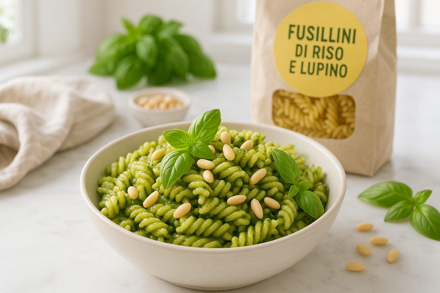 Fusillini riso e lupino 350 g BIO senza glutine