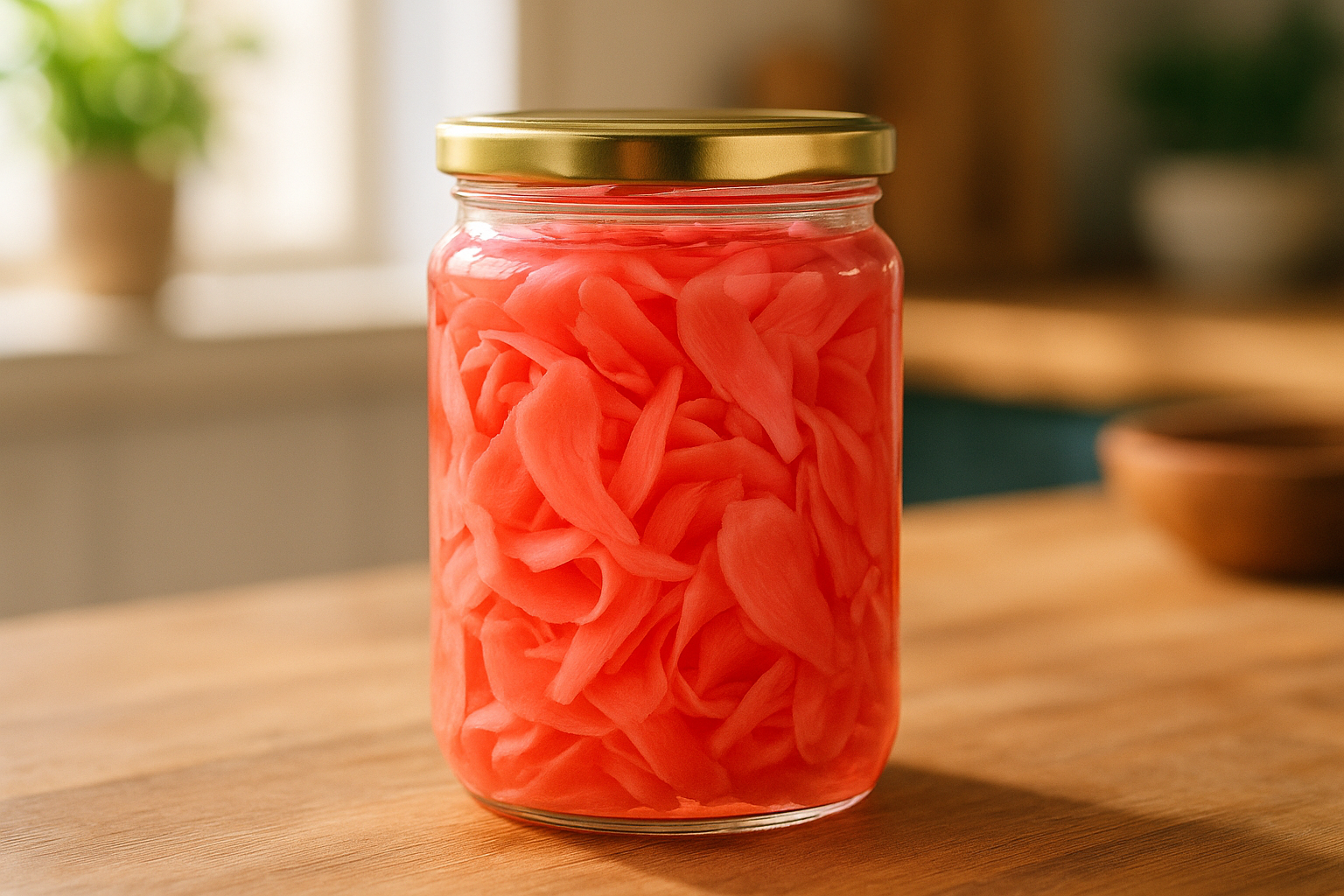 Zenzero Rosa per Sushi in Salamoia YAMA - Vasetto da 1,5kg – Ideale per Amanti del Sushi