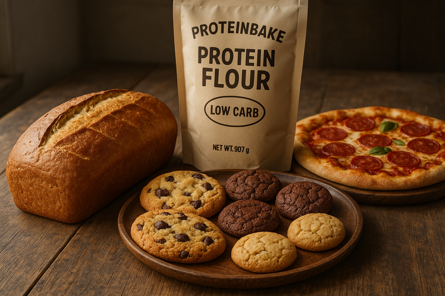 ProteinBake - Farina Lowcarb per pane, pizza e dolci