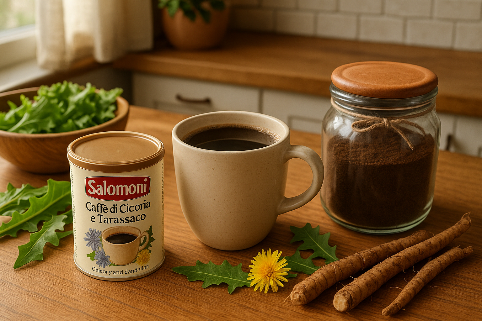 Caffè salomoni, Cicoria e tarassaco solubile bio, 100g