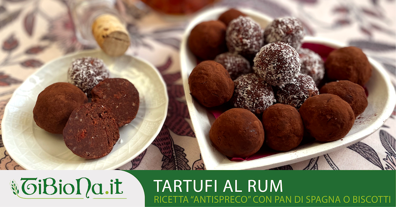 Tartufi al Rum - ricetta antispreco