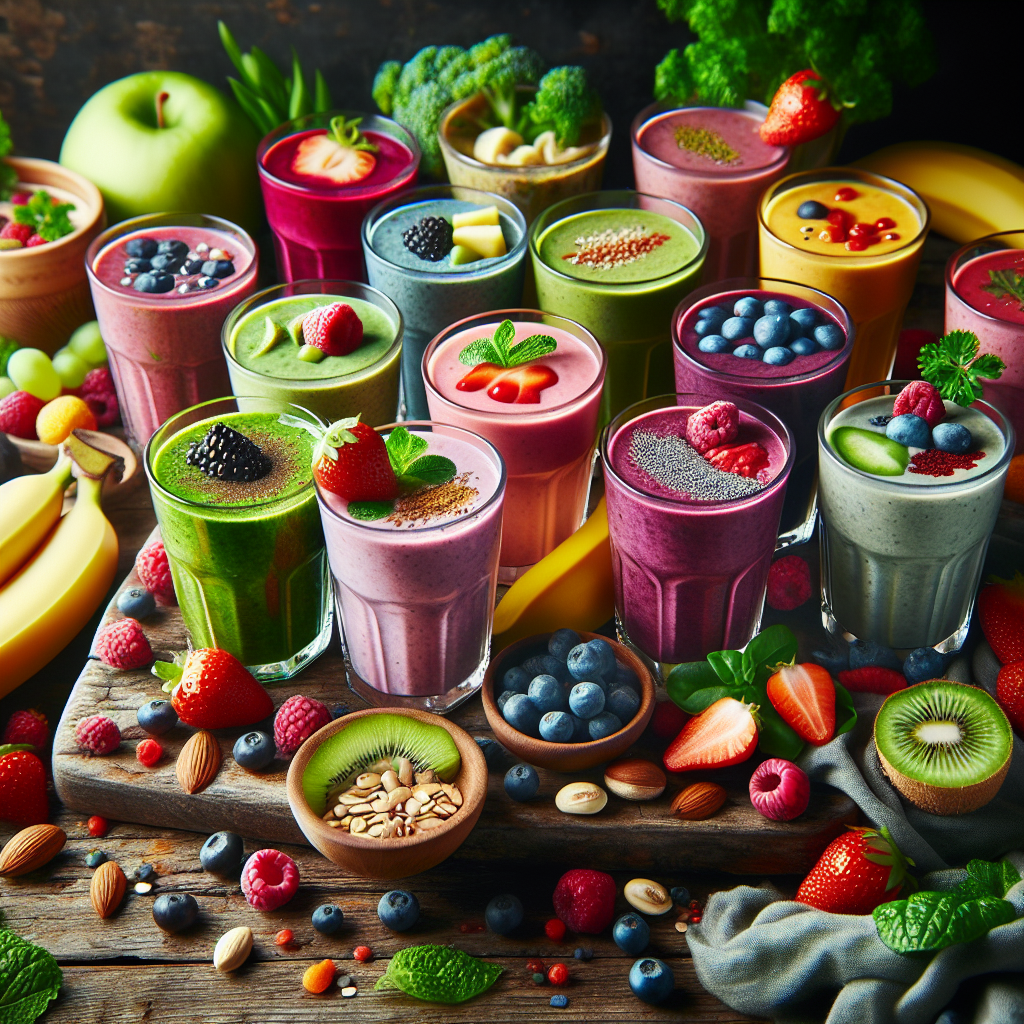 Vita in un Bicchiere: 10 Deliziosi Smoothie Vegani per Nutrire Corpo e Mente